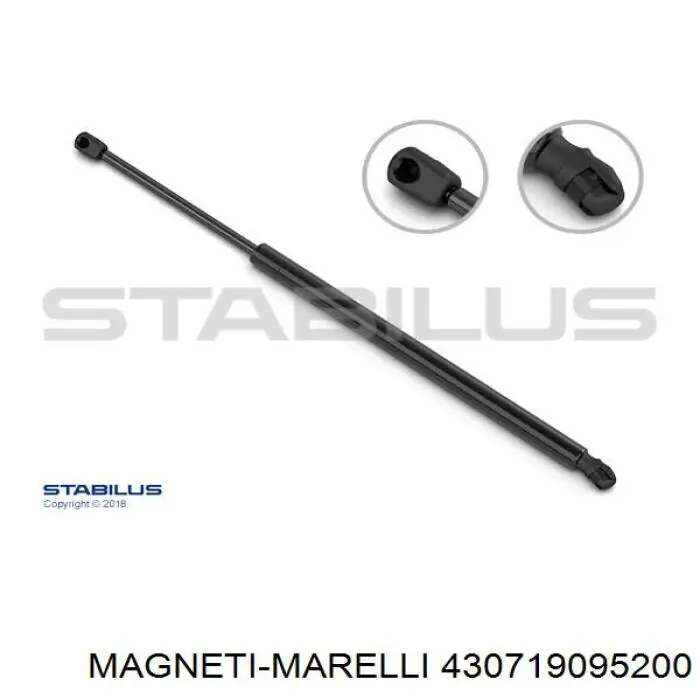 Купить 430719095200 Magneti Marelli Амортизатор двери багажника