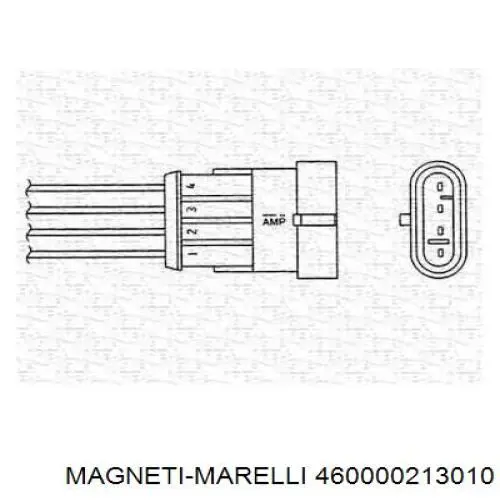 460000213010 Magneti Marelli лямбда-зонд, датчик кислорода после катализатора