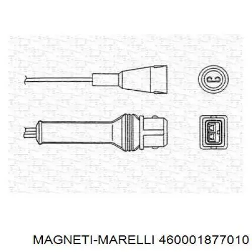 460001877010 Magneti Marelli лямбда-зонд, датчик кислорода