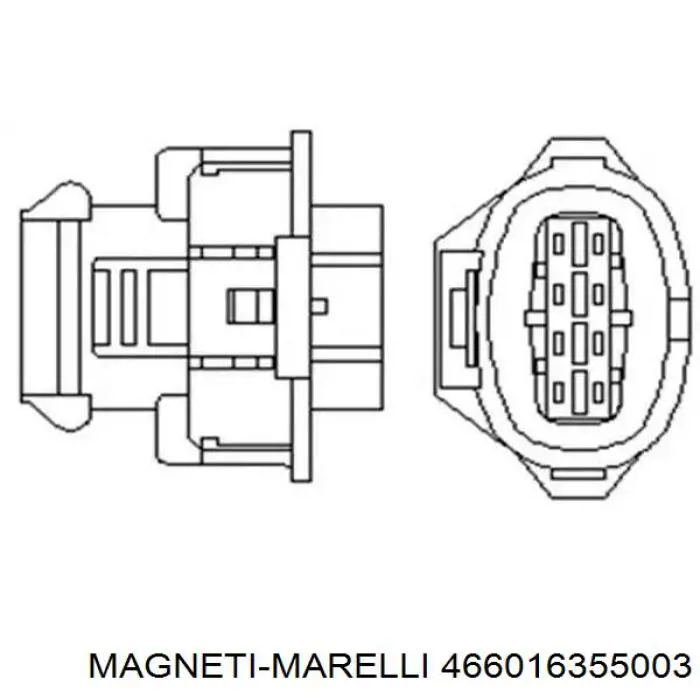466016355003 Magneti Marelli лямбда-зонд, датчик кислорода после катализатора