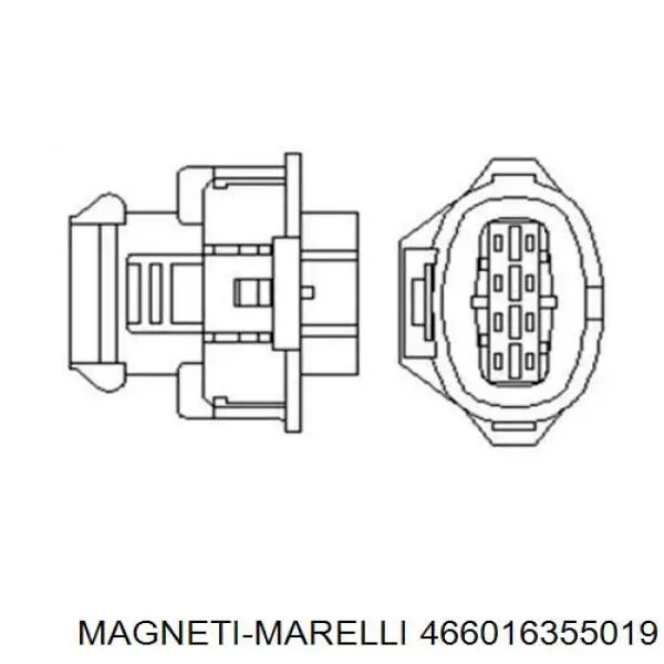 466016355019 Magneti Marelli лямбда-зонд, датчик кислорода после катализатора
