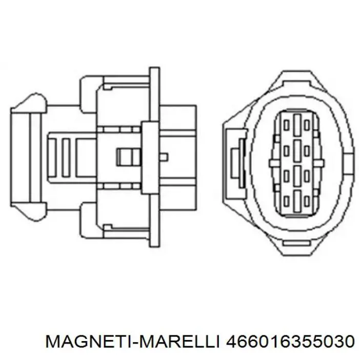 466016355030 Magneti Marelli лямбда-зонд, датчик кислорода после катализатора
