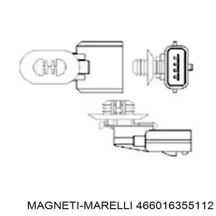 Датчик кислорода до катализатора 466016355112 Magneti Marelli