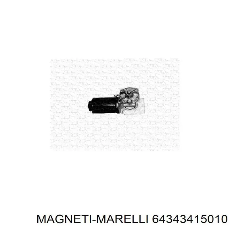 Мотор стеклоочистителя лобового стекла 64343415010 Magneti Marelli