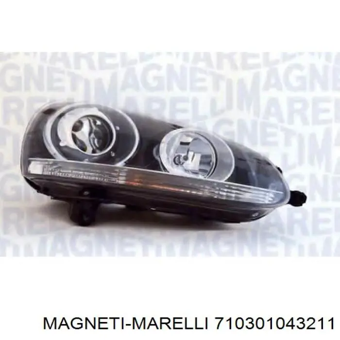 Левая фара 710301043211 Magneti Marelli
