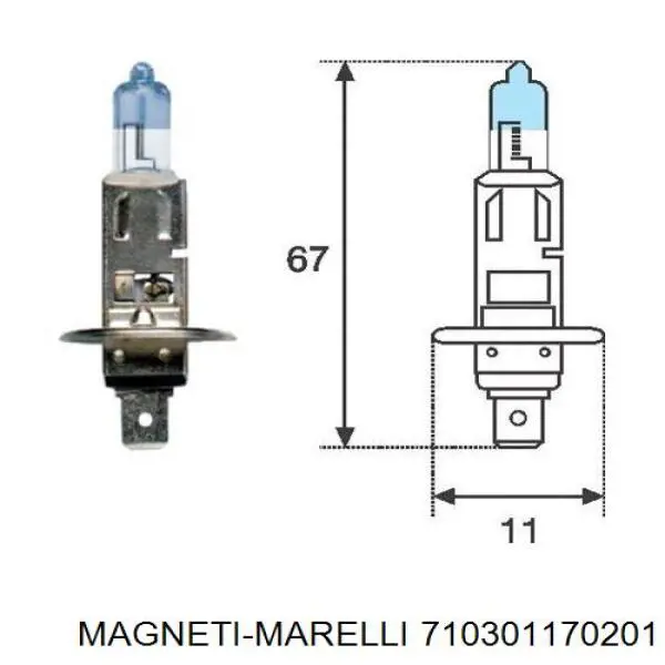 Фара левая Magneti Marelli 710301170201 цена, от 213.85 USD
