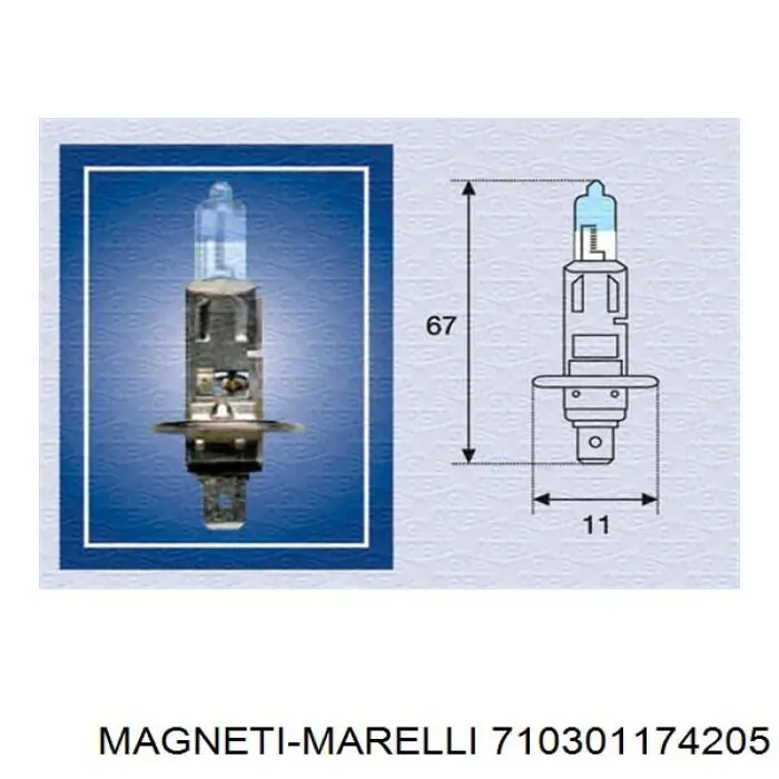 Левая фара LPC442 Magneti Marelli