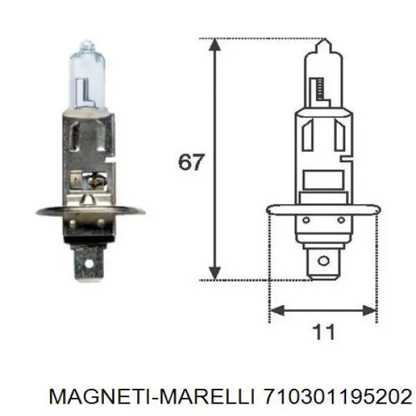 710301195202 Magneti Marelli Фара передняя правая