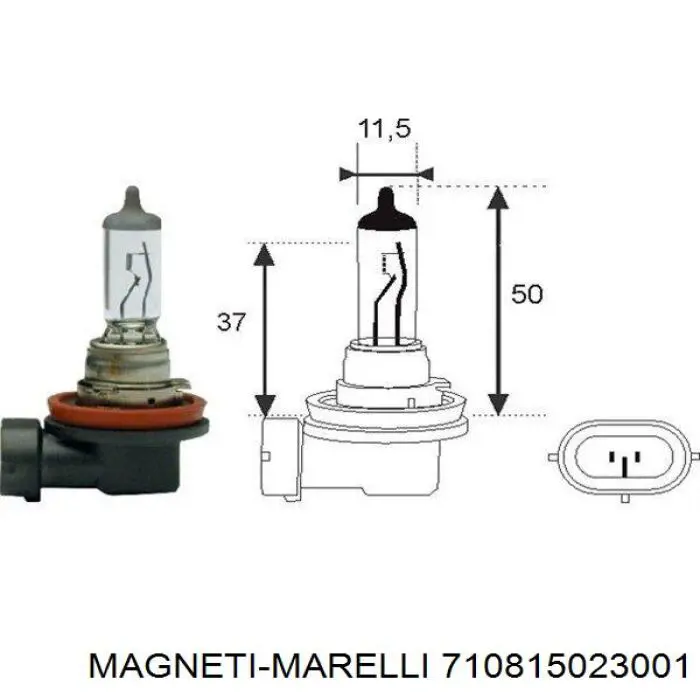 Фара левая Magneti Marelli 710815023001 цена, от 307.22 USD