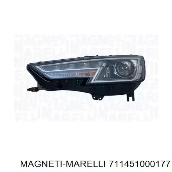 Фара левая 711451000177 Magneti Marelli