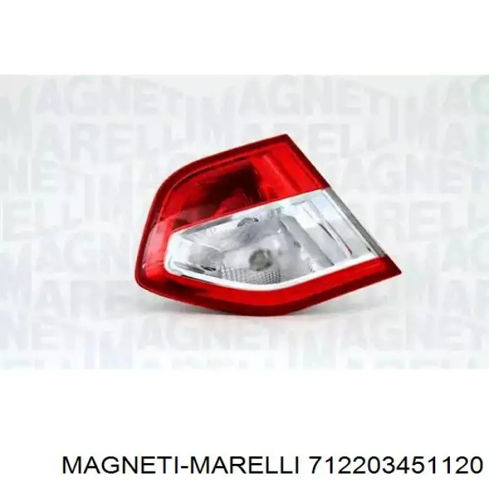 Фонарь задний левый внутренний 712203451120 Magneti Marelli