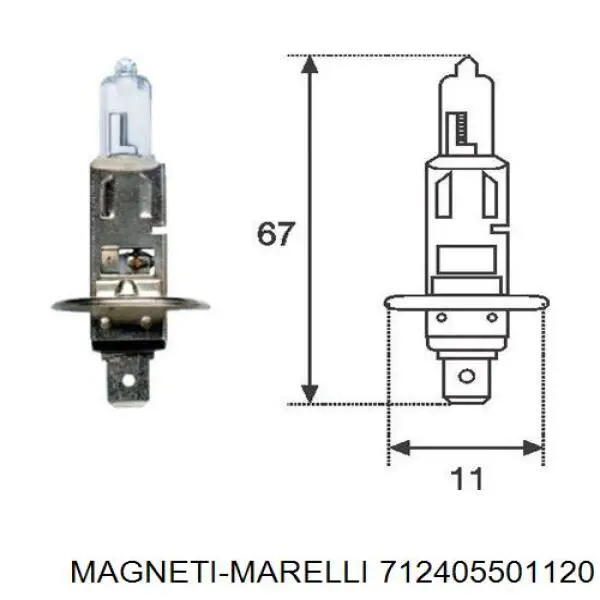 Фара левая Magneti Marelli 712405501120 цена, от 113.02 USD