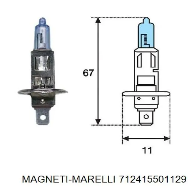 Фара левая Magneti Marelli 712415501129 цена, от 74.46 USD
