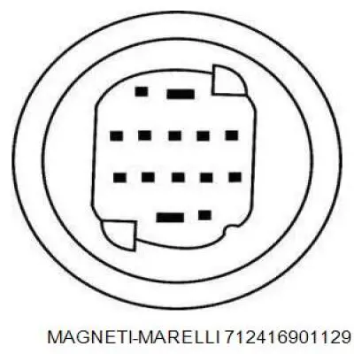 Фара левая 712416901129 Magneti Marelli