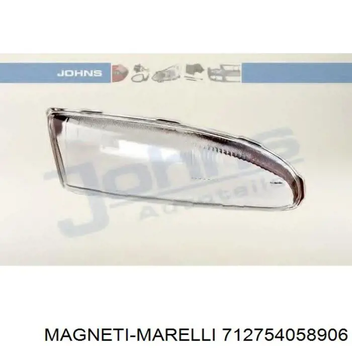 Cristal de faro derecho 712754058906 Magneti Marelli
