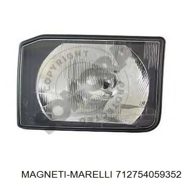 Правая фара XBC105140 Land Rover