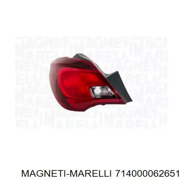 Фонарь задний правый внешний 714000062651 Magneti Marelli