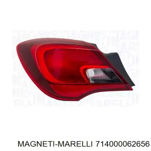 Фонарь задний левый внешний 714000062656 Magneti Marelli