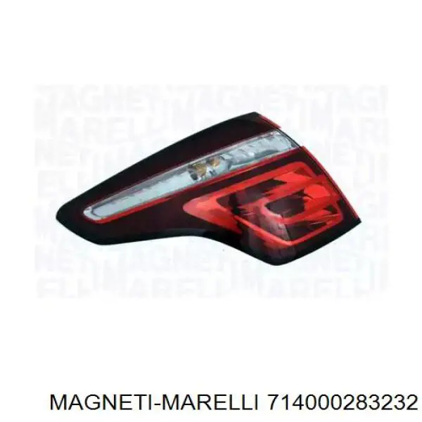 714000283232 Magneti Marelli фонарь задний правый внешний