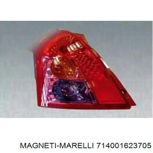 Фонарь задний левый 714001623705 Magneti Marelli