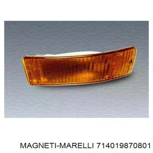 Габарит (указатель поворота) в бампере, правый Magneti Marelli 714019870801