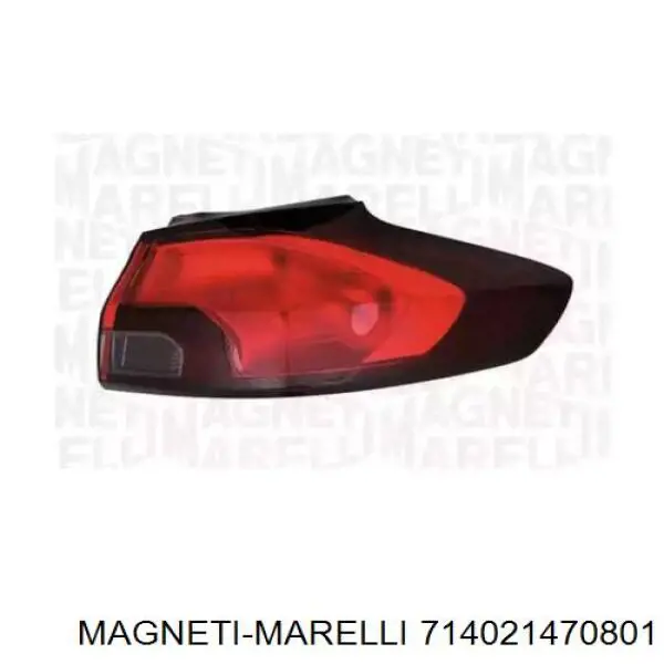 714021470801 Magneti Marelli фонарь задний правый внешний