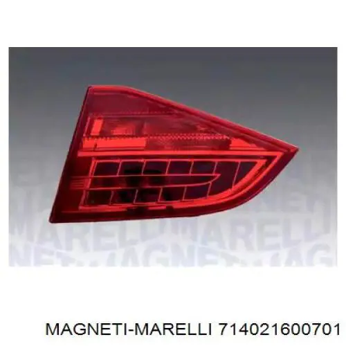 Фонарь задний левый внутренний Magneti Marelli 714021600701