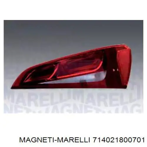 Фонарь задний левый 714021800701 Magneti Marelli