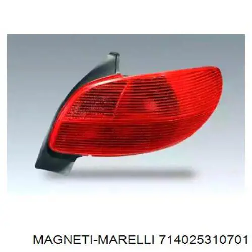 Фонарь задний левый 714025310701 Magneti Marelli