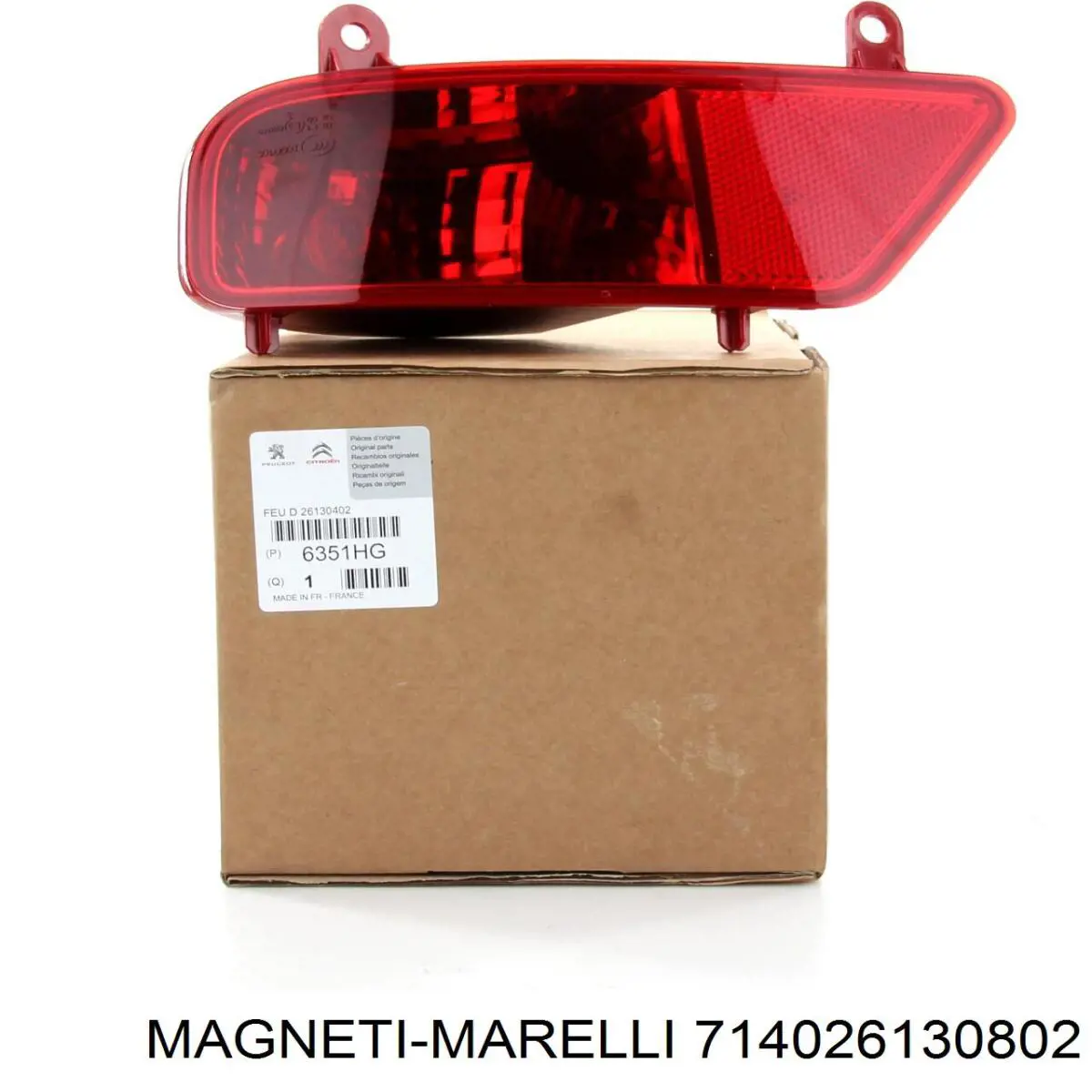 Купить 714026130802 Magneti Marelli Фонарь противотуманный задний правый