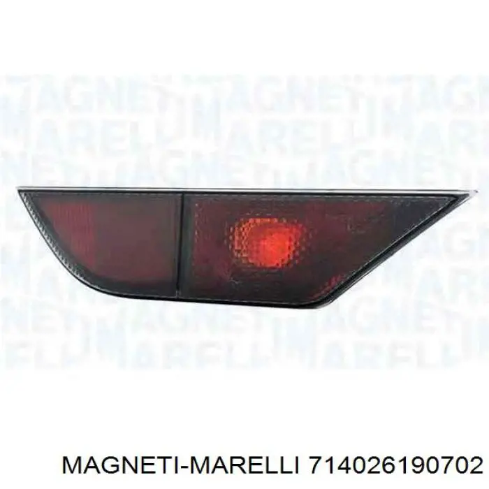 Фонарь противотуманный задний левый LLH322 Magneti Marelli