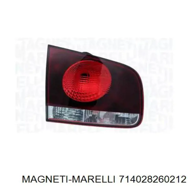 Фонарь задний правый внутренний 714028260212 Magneti Marelli