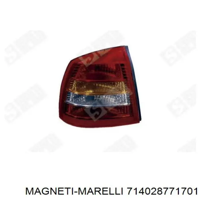 Фонарь задний левый 9117439 Opel