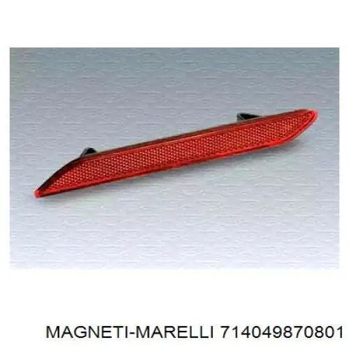 Катафот (отражатель) заднего бампера левый Magneti Marelli 714049870801
