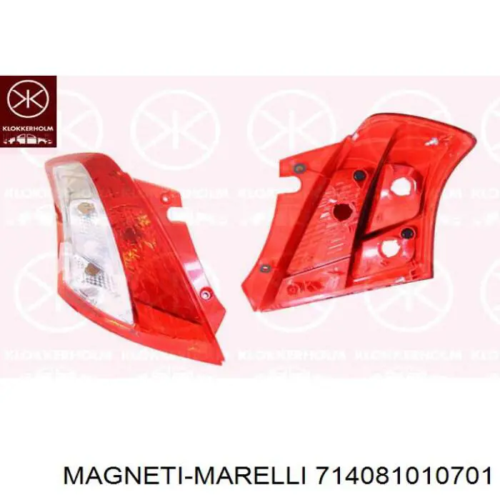 Фонарь задний левый LLH442 Magneti Marelli