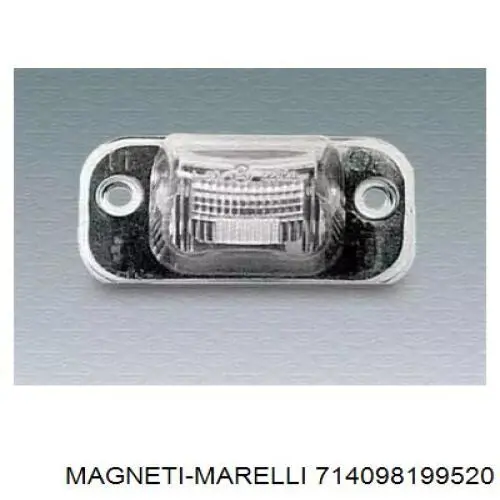 Фонарь подсветки заднего номерного знака Magneti Marelli 714098199520