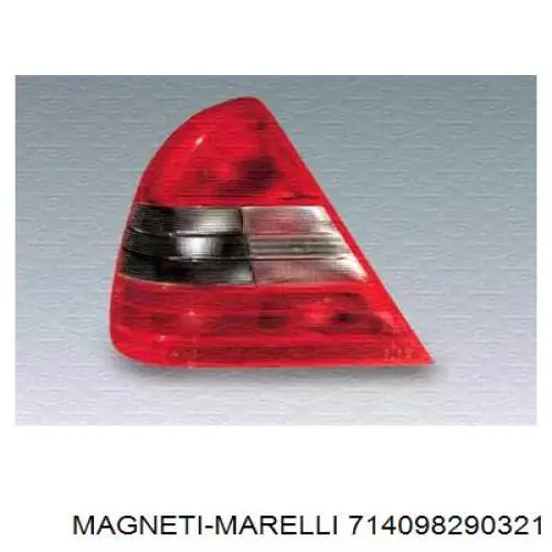 Стекло фонаря заднего левого 714098290321 Magneti Marelli