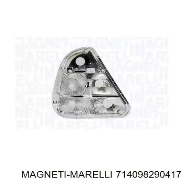 Стекло фонаря заднего левого 714098290417 Magneti Marelli