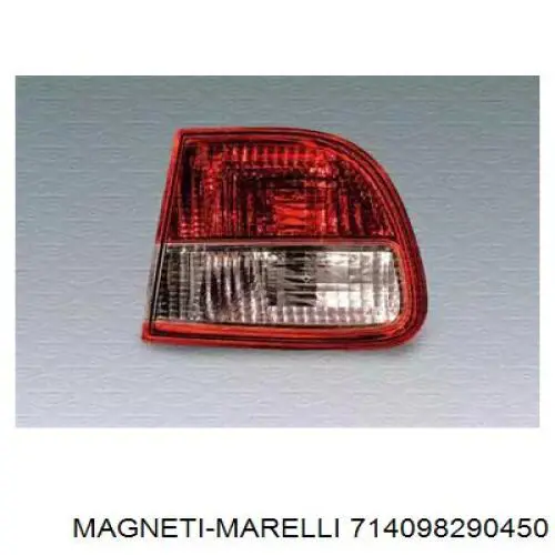 Фонарь задний правый внутренний 714098290450 Magneti Marelli