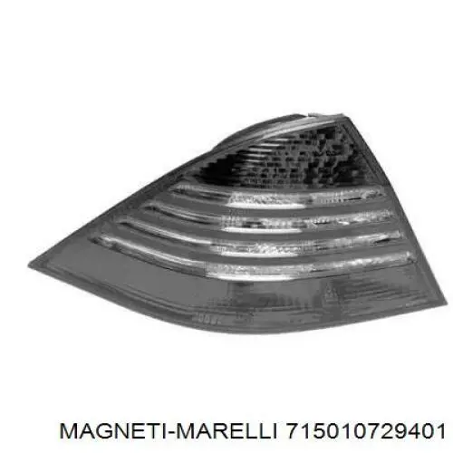 Фонарь задний левый 715010729401 Magneti Marelli