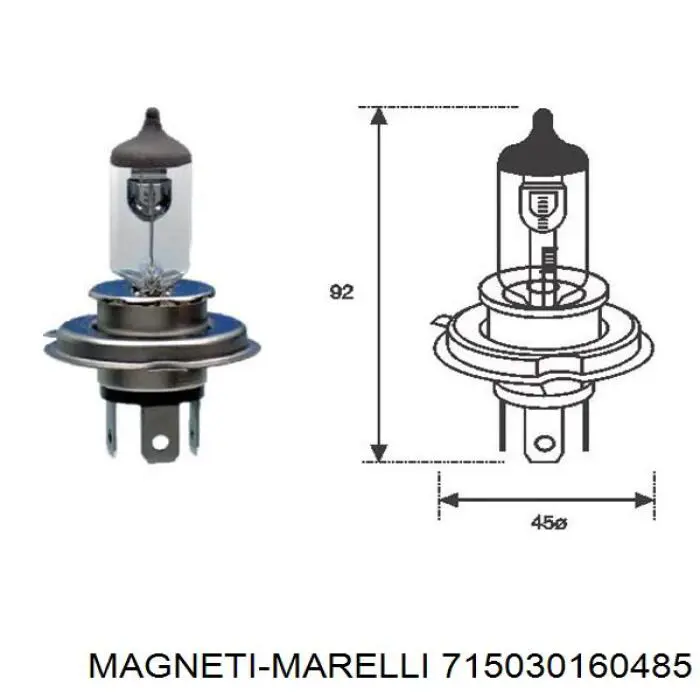 Купить 715030160485 Magneti Marelli Туманка правая