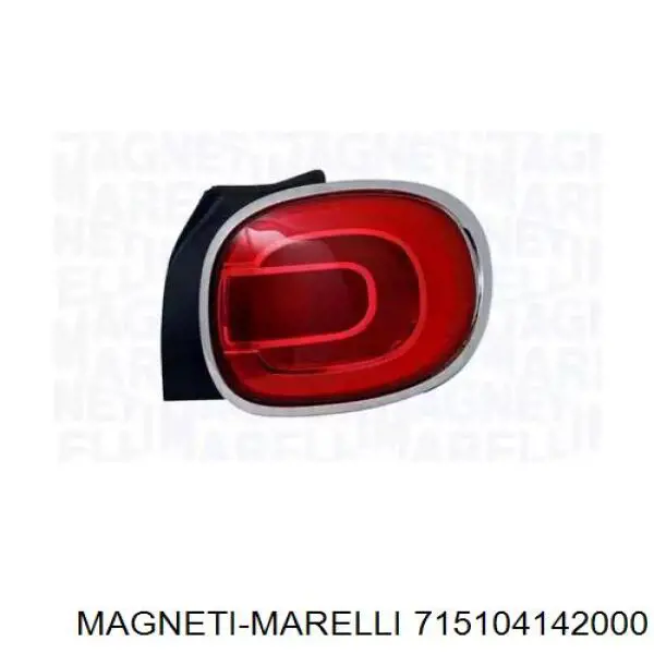 Фонарь противотуманный задний, правый HB Autoelektrik 51277342