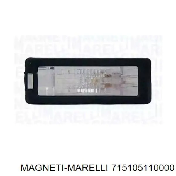 Piloto de matrícula 715105110000 Magneti Marelli