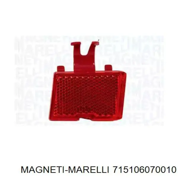 715106070010 Magneti Marelli retrorrefletor (refletor do pára-choque traseiro direito)