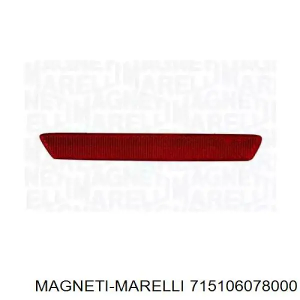 715106078000 Magneti Marelli катафот (отражатель заднего бампера правый)