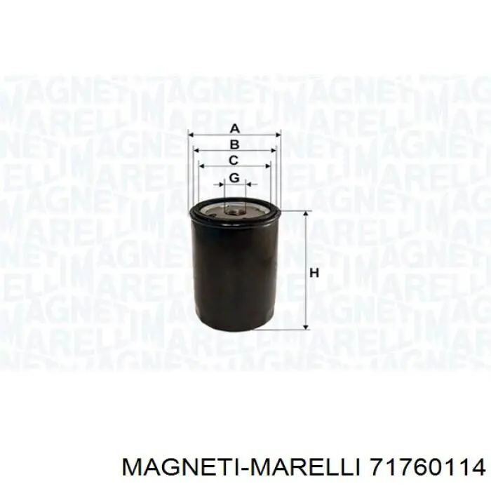 71760114 Magneti Marelli 