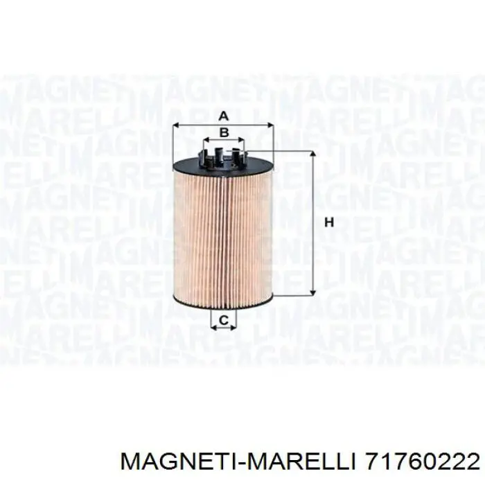 Фильтр топливный Magneti Marelli 71760222