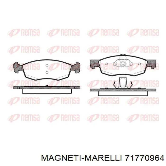 71770964 Magneti Marelli Колодки передние