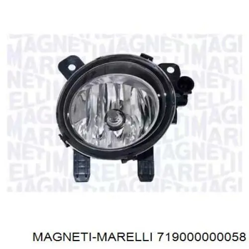 Фара противотуманная правая 719000000058 Magneti Marelli