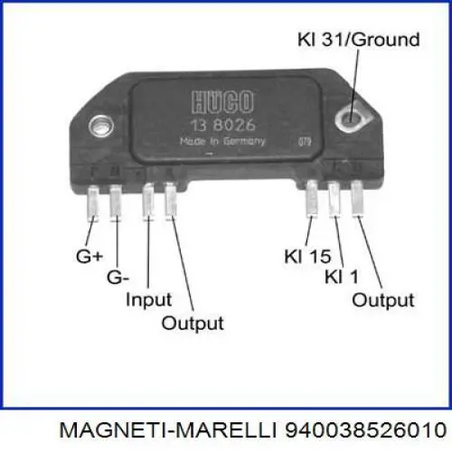 Módulo de encendido 940038526010 Magneti Marelli